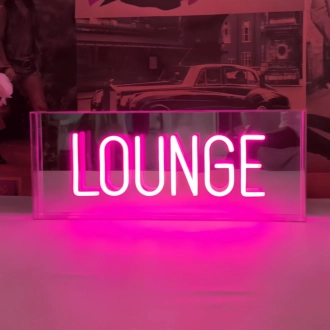 Lounge Vibrant Neon Sign for Your Ultimate Relaxation Space