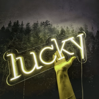 Lucky Neon Sign: Fortunate Charms Illuminated