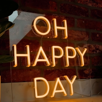Oh Happy Day: Illuminate Your Joy with Neon!