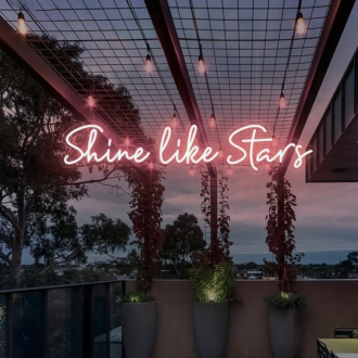 Shine Like Stars: Illuminate Your Space with Radiance and Charm - Neon Art Sign