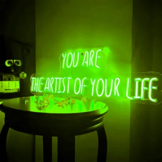 You Are The Artist Of Your Life: Paint Your Journey with Neon Shine
