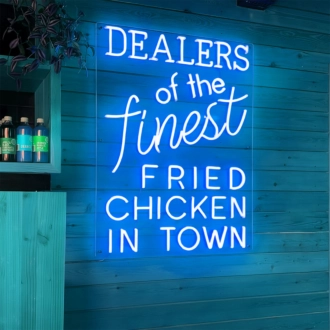 Dealers Of The Finest Fried Chicken In Town: Light Up Your Space with Neon Flavor