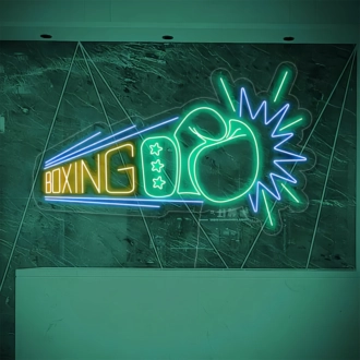 Customize Boxing Glove: Add Neon Sportiness to Your Space