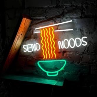 Customize Send Noods: Illuminate Your Space with Neon Humor