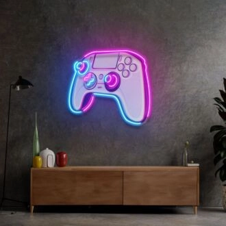 Stick Controller Cartoon Led Neon Sign Light Pop Art