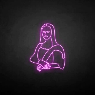 Lisa's Smile' Neon Sign