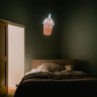 Boba-Tee Neonschild Licht Pop-Art