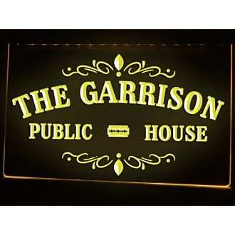 The Garrison Hanging Neon Sign