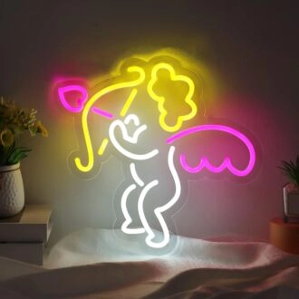 Cupids Liebespfeil Neonlicht