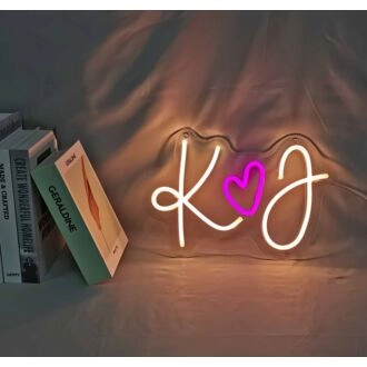 Customize He Loves Her Name Neon Sign