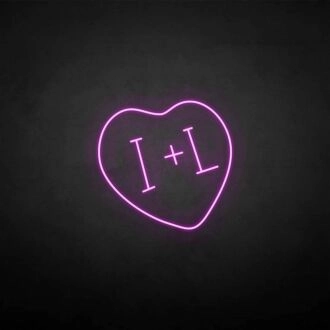 I+I' neon sign