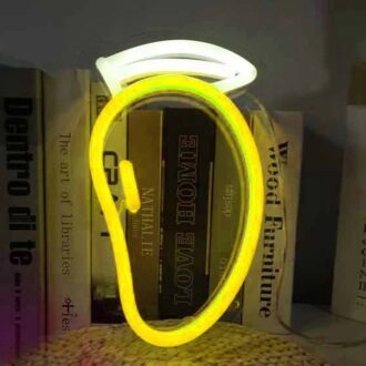 Leuchtendes Mangoschild