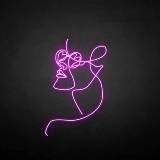 Sexy Face' Neon-Schild