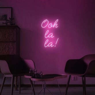Ooh La La Neon Sign for Fun and Playful Spaces