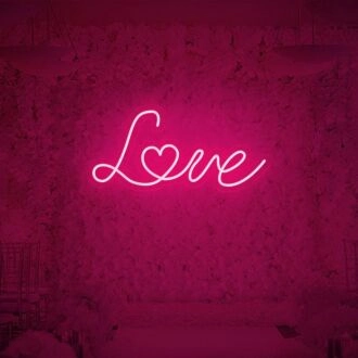 Love Neon Sign for Romantic and Loving Spaces
