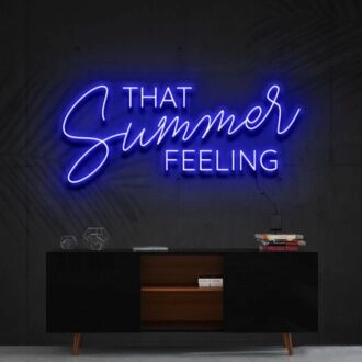 That Summer Feeling Neon Sign for Beach and Summer Decor