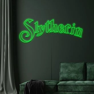 Slytherin Neon Sign for Harry Potter Fans