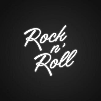 Rock N Roll Neon Sign for Music Lovers and Studios
