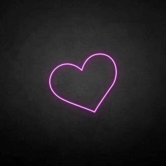'FULL HEART' neon sign