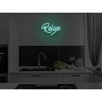 Relax Neon Sign for Calm and Cozy Spaces