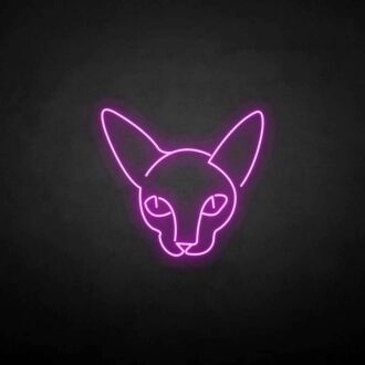 Sphinxkatze-Neonzeichen