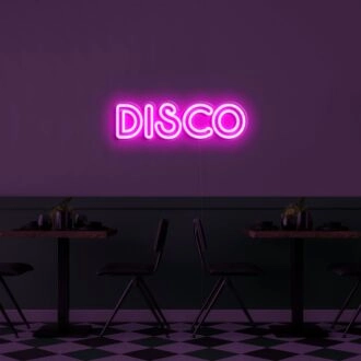 Disco V1 Neon Sign for Party and Dance Spaces