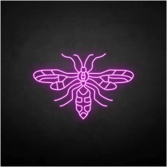 'Wasp' neon sign