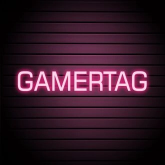 Gamertag Neon Sign for Personalized and Gaming Spaces