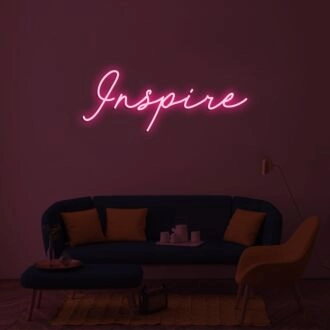 Inspire Neon Sign for Inspirational and Motivational Spaces