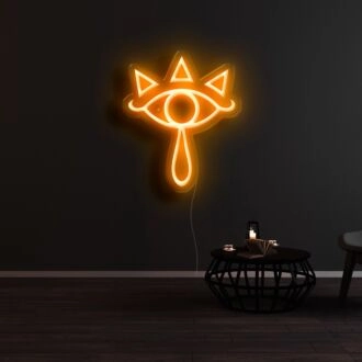 The Legend of Zelda Sheikah Lens of Truth Neon Sign for Gaming Fans