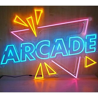 Arcade Neon Sign for Gaming and Fun Spaces