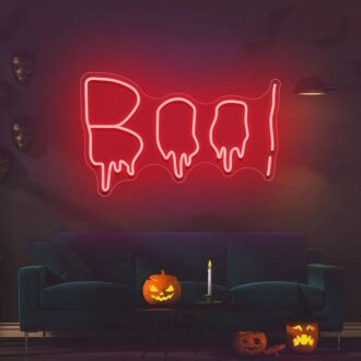 Halloween Gift Boo Neon Sign