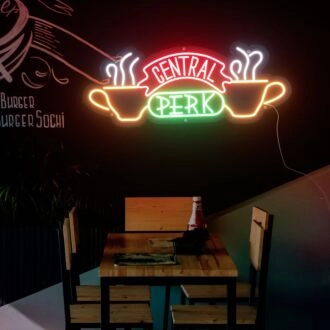 Central Perk Neon Sign for Friends TV Show Fans