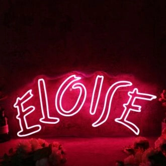 Eloise Red Name Neon Sign for Personalized Decor