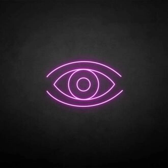 'Eye' neon sign