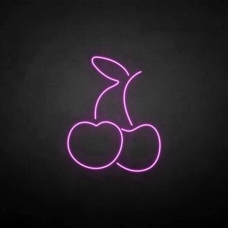 Kirschen-Neonschild