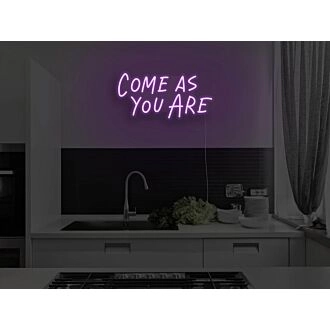 Come As You Are Neon Sign for Welcoming and Inclusive Spaces