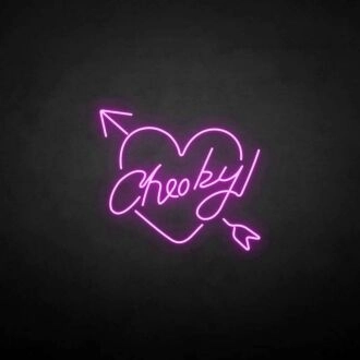 Customize 'Cheoby' neon sign