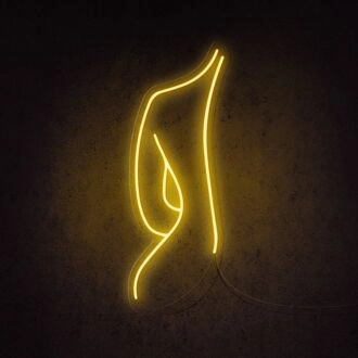 Female Silhouette Neon Sign perfect for art lovers