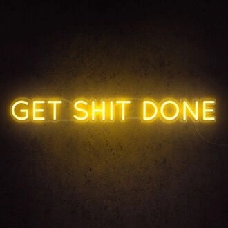 Get Sht Done Neon Sign ideal for a productive office environment
