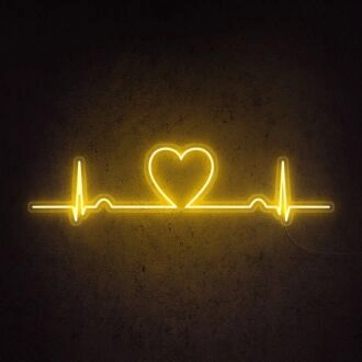Love Beat Neon Sign for romantic and loving settings
