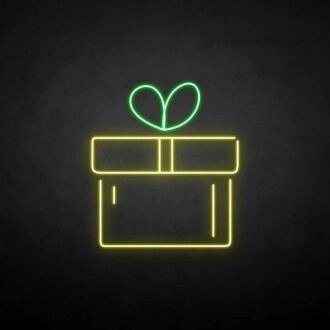 'Gift' neon sign