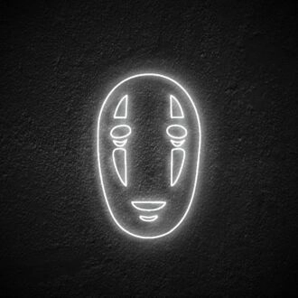 No Face Neon Sign for Studio Ghibli Lovers