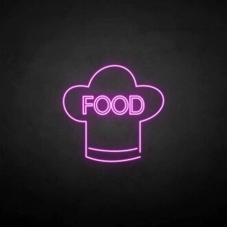 Customize 'Food' neon sign