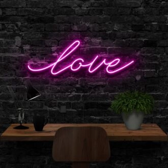 Love Neon Sign for Romantic Settings