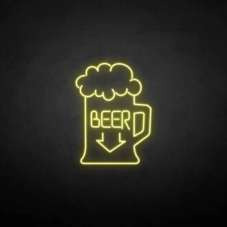 Customize 'BEER' neon sign