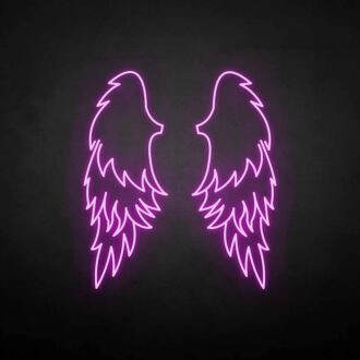 'Wings' Neon-Schild
