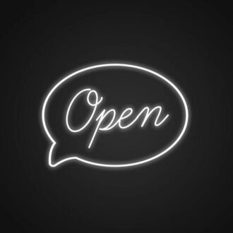 Open Neon Sign for Retail Spaces