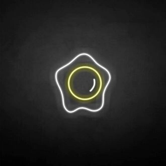 Eigelb Neonzeichen