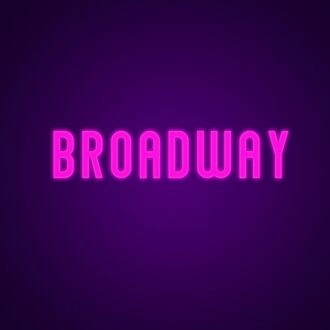 Broadway Neon Sign for Theater Lovers
